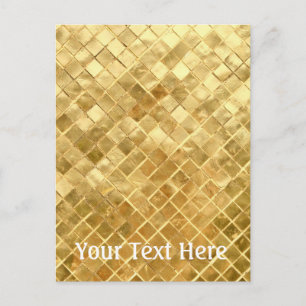 Falln Golden Chequerboard Postcard