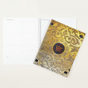 Falln Golden Swirls Planner