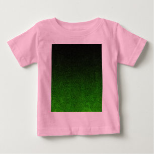 Falln Green & Black Glitter Gradient Baby T-Shirt