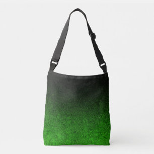 Falln Green & Black Glitter Gradient Crossbody Bag