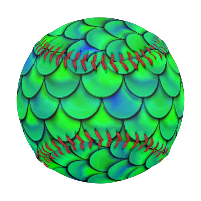 Falln Green Blue Scales Baseball (Front)