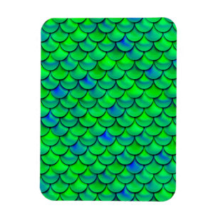 Falln Green Blue Scales Magnet