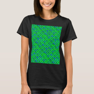 Falln Green Blue Scales T-Shirt