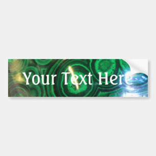 Falln Green Swirled Stones Bumper Sticker