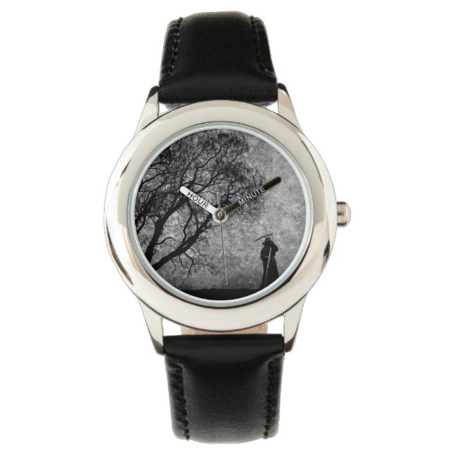 Falln Grim Reaper Original Art Boundaries Between Watch (Front)