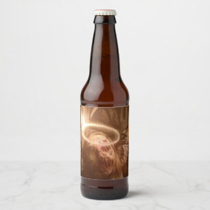 Falln Guardian Angel Beer Bottle Label