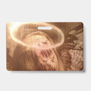 Falln Guardian Angel ID Badge