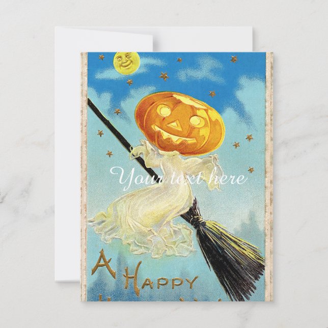 Falln Happy Halloween Pumpkin Witch (Front)