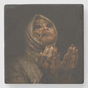 Falln Have Mercy Stone Coaster
