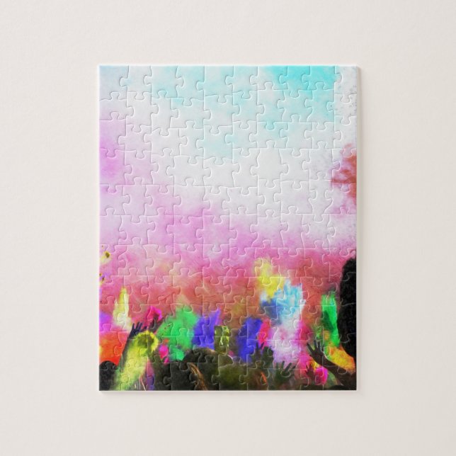 Falln Holi Colours Jigsaw Puzzle (Vertical)