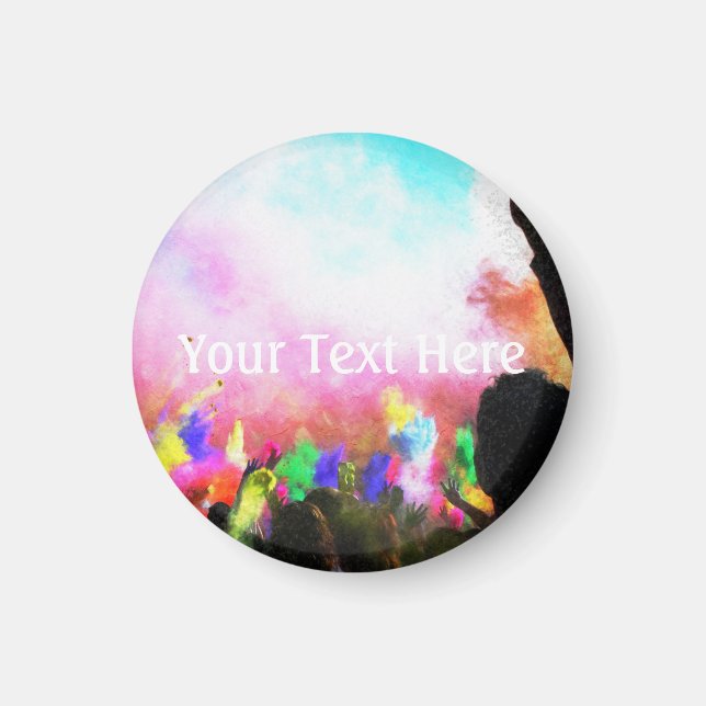 Falln Holi Colours Magnet (Front)