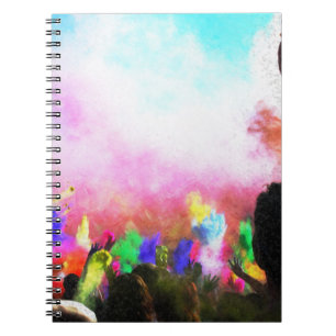 Falln Holi Colours Notebook