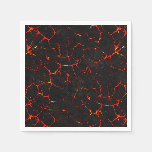 Falln Hot Lava Napkin (Front)