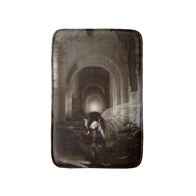 Falln I Thought I Was Your Angel Bath Mat (Front Vertical)