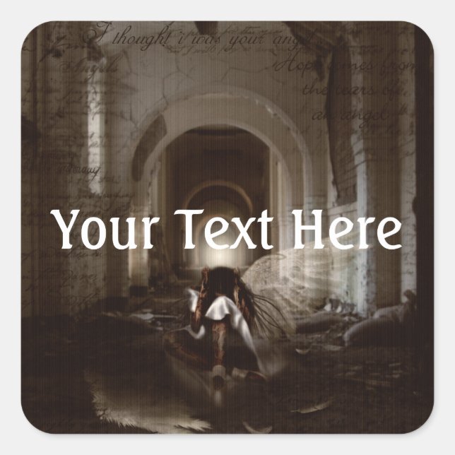 Falln I Thought I Was Your Angel Square Sticker (Front)