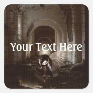Falln I Thought I Was Your Angel Square Sticker