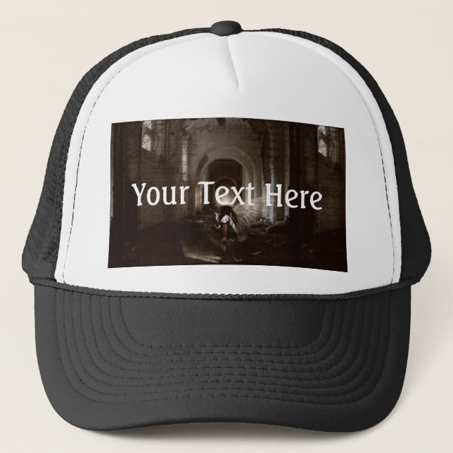 Falln I Thought I Was Your Angel Trucker Hat (Front)