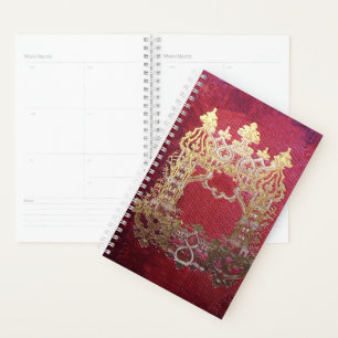 Falln Ink Stained Crimson Planner