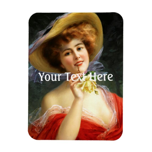 Falln Lady in Red Magnet (Vertical)