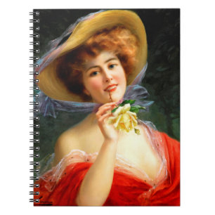 Falln Lady in Red Notebook