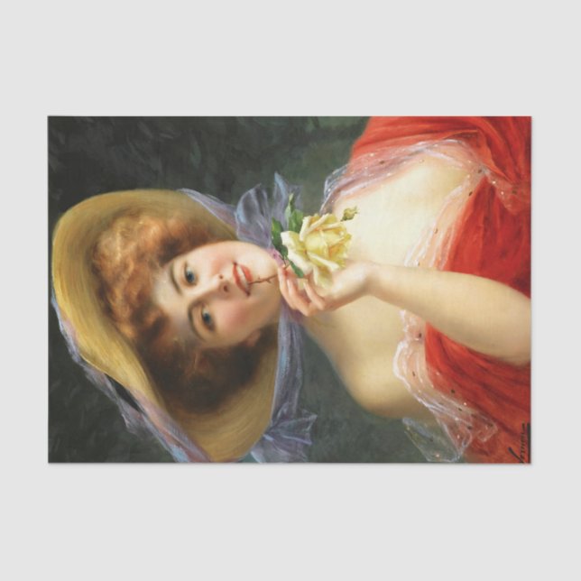 Falln Lady in Red Tissue Paper (Front)