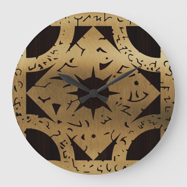 Falln Lament Side F Large Clock (Front)