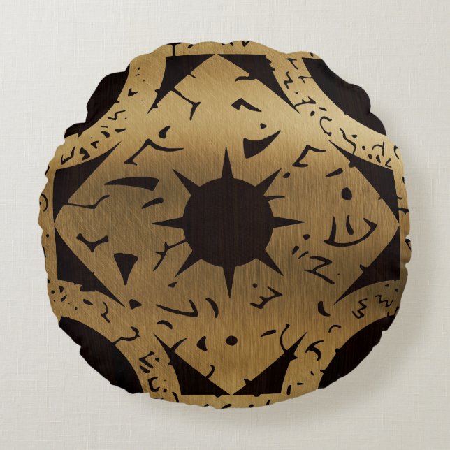 Falln Lament Side F Round Cushion (Front)