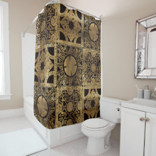 Falln Lament Spread Shower Curtain