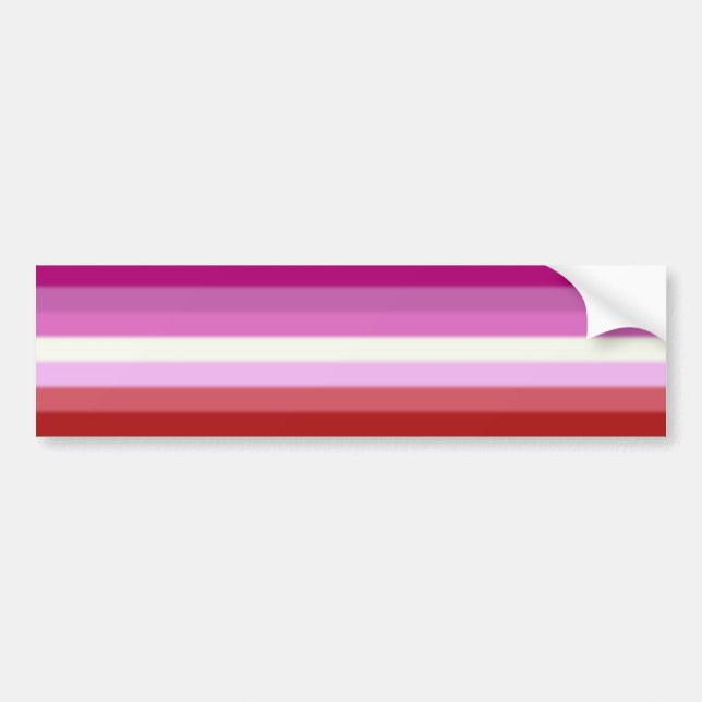 Falln Lesbian Pride Flag Bumper Sticker (Front)