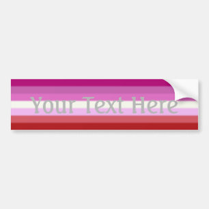 Falln Lesbian Pride Flag Bumper Sticker