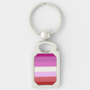 Falln Lesbian Pride Flag Key Ring