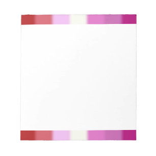 Falln Lesbian Pride Flag Notepad