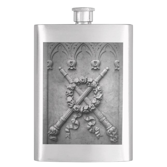 Falln Light Lost Hip Flask (Front)