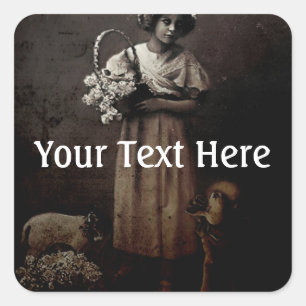 Falln Like Lambs To The Slaughter Square Sticker