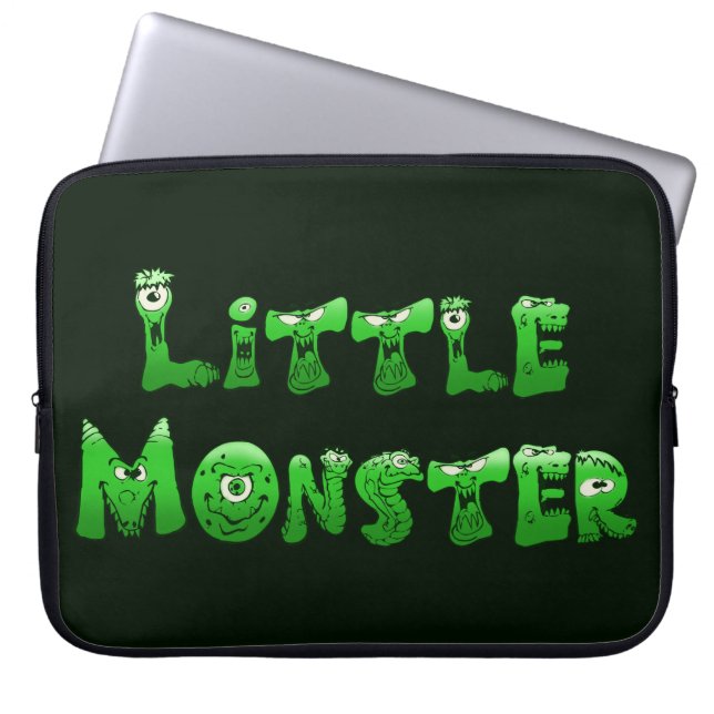 Falln Little Monster Laptop Sleeve (Front)