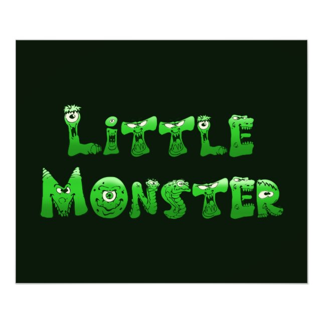 Falln Little Monster Photo Print (Front)