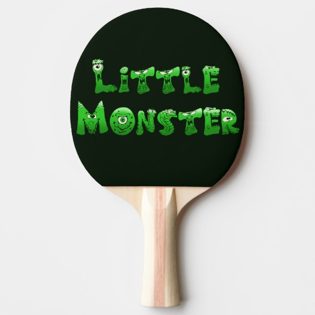 Falln Little Monster Ping Pong Paddle (Front)
