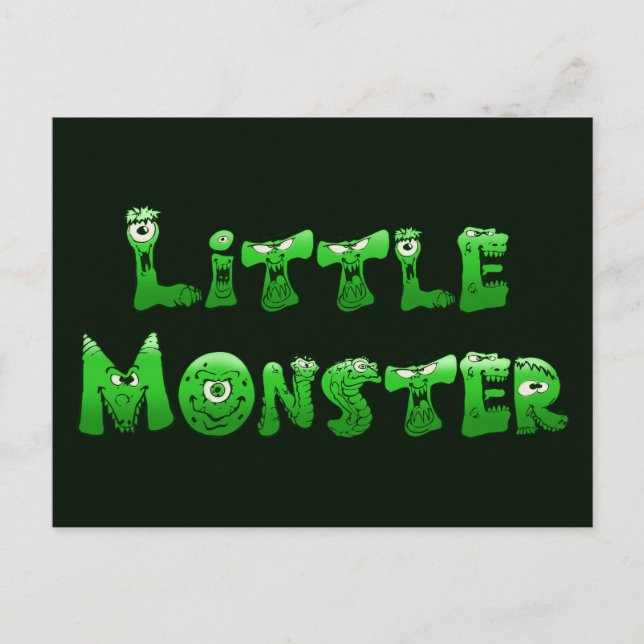 Falln Little Monster Postcard (Front)