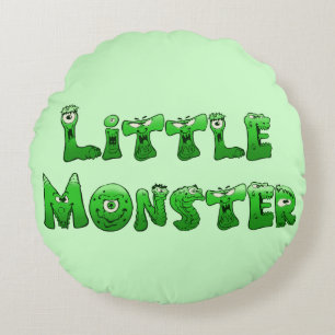 Falln Little Monster Round Cushion