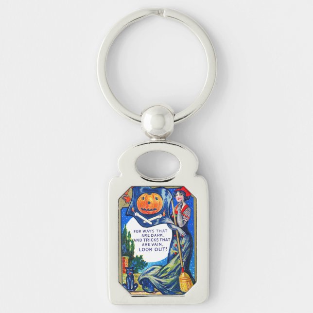 Falln Look Out Halloween Time Key Ring (Front)