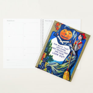Falln Look Out Halloween Time Planner