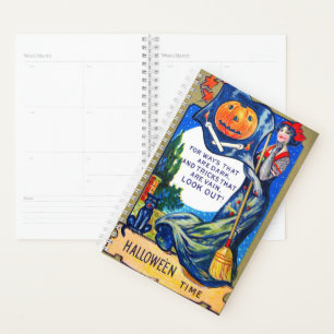 Falln Look Out Halloween Time Planner