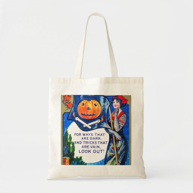 Falln Look Out Halloween Time Tote Bag (Front)
