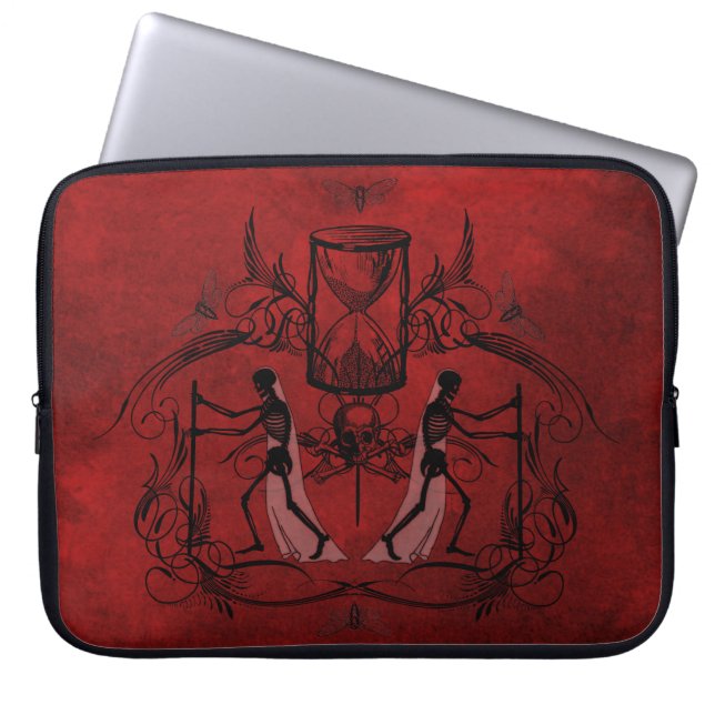 Falln Memento Mori Laptop Sleeve (Front)