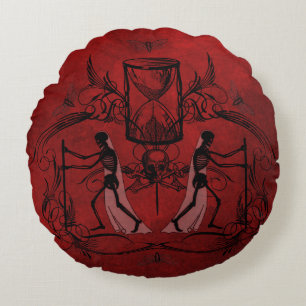 Falln Memento Mori Round Cushion