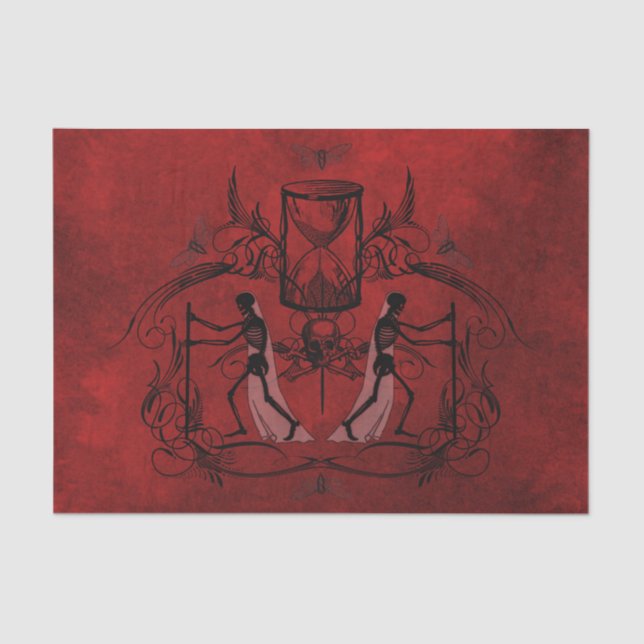 Falln Memento Mori Tissue Paper (Front)