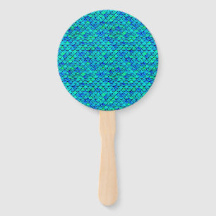 Falln Mermaid Scales Hand Fan
