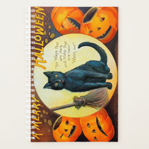 Falln Merry Halloween Cat Planner
