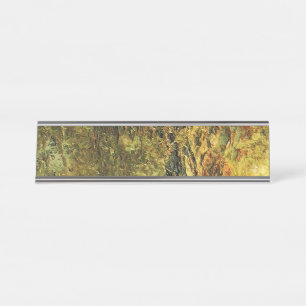 Falln Mossy Stones Desk Name Plate
