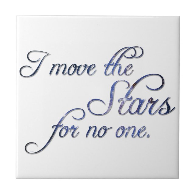 Falln Move The Stars Ceramic Tile (Front)